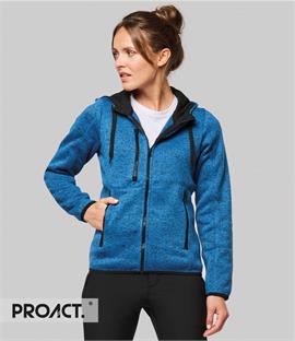 Proact Ladies Heather Hooded Jacket